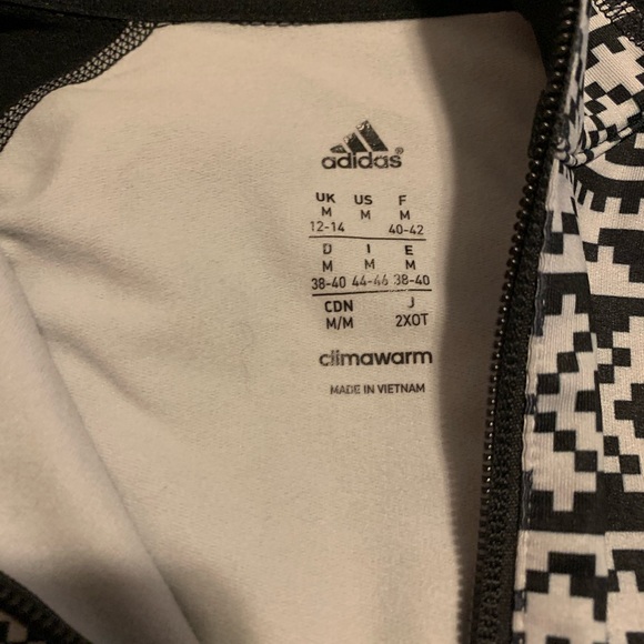 Adidas Clima Warm Fitted Zip up NWT (see coordinating listing for pants) - Picture 3 of 3